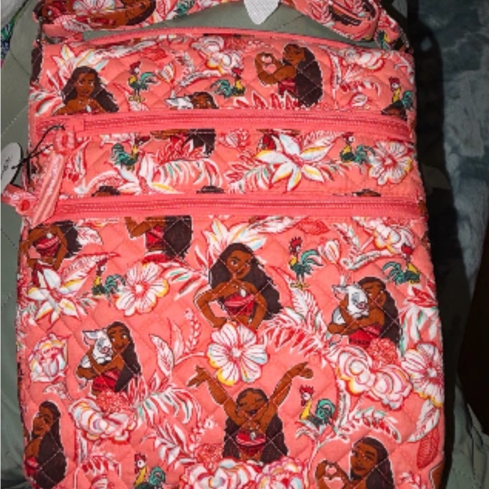 Vera Bradley Coral Hawaiian Print Crossbody